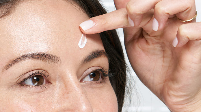 Duan applying rescue balm after peeling off mighty patch