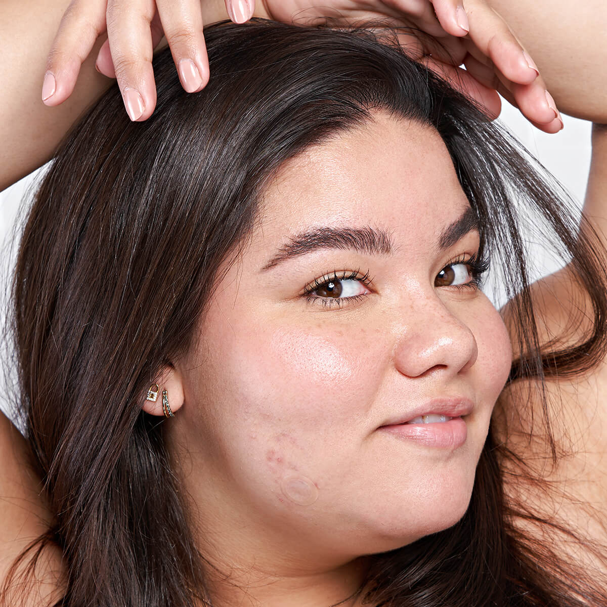 Priscilla wearing Micropoint for Dark Spots