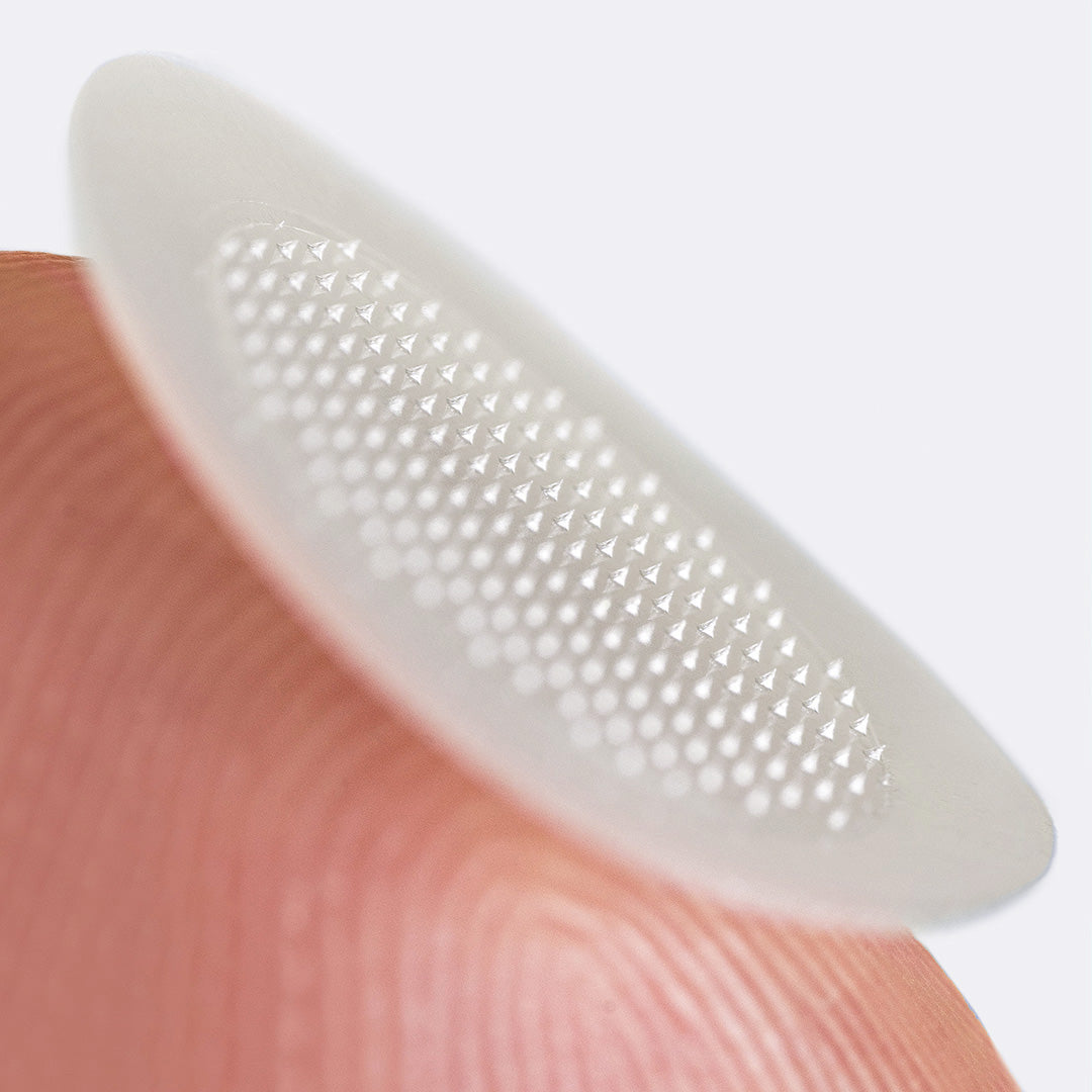 Micropoint patch on finger