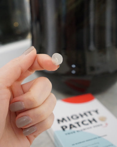 mighty patch results after peeling off the patch
